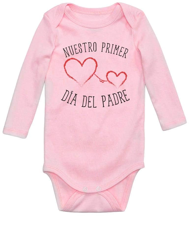 Nuestro Primer Dia Del Padre Regalo Dia Del Padre Bebe Body De Manga Larga Para Bebe Ninos De Hasta 24 Meses Ropa De Una Pieza