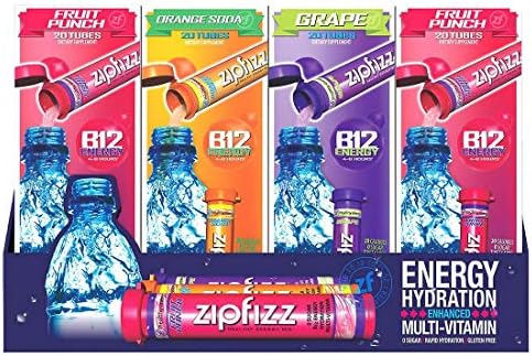Zipfizz Healthy Energy Drink Mix Variety Pack, 80 Pack