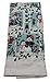 Home Concepts Snowman Printed Kitchen Towels - 4 Assorted Christmas Designs - 15 x25 inches