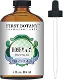 Rosemary Essential Oil Big 4 fl. oz. - 100% Pure & Natural Premium & Therapeutic Grade - Great for Hair Strengthening & Growth, Dandruff as well Pain Relief for Men and Women