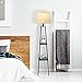 Catalina Lighting 19305-000 Modern Etagere Floor Lamp with Shelves, Standing Lamp, Living Room Light with Shelving, LED Bulb NOT Included, 58