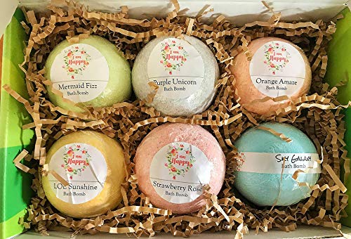Kids Bath Bombs with Surprise Inside: Farm Animal Toys Inside, Great Bath Bombs Gift Set for Boys and Girls, Safe Ingredients that Don't Stain the Tub. Learning Toys for 3 4 5 6 7 8 year old Kids