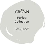 Crown Retail Period Matt Grey Lace 2.5 Litre Paint - Muted Heritage Shades view 2