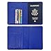 ACdream Passport Holder and Vaccine Card Holder Combo, Cover Wallet, Leather Travel Documents Organizer Protector, RFID Blocking, for Women/Men