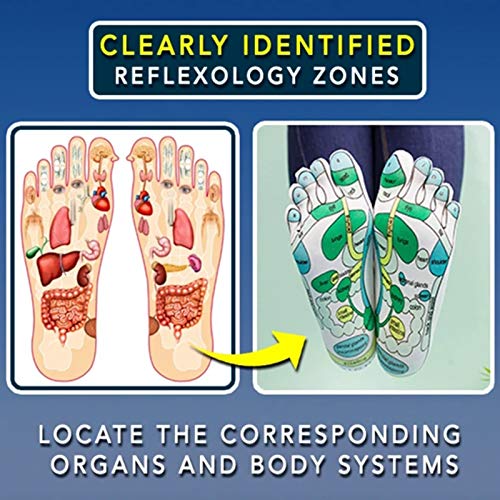 Acupressure Reflexology Socks Foot Massage Reflection Area Schematic Socks Physiotherapy Massage Relieve Reflexology… - Image 4