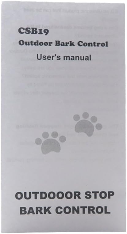 outdoor bark control csb19