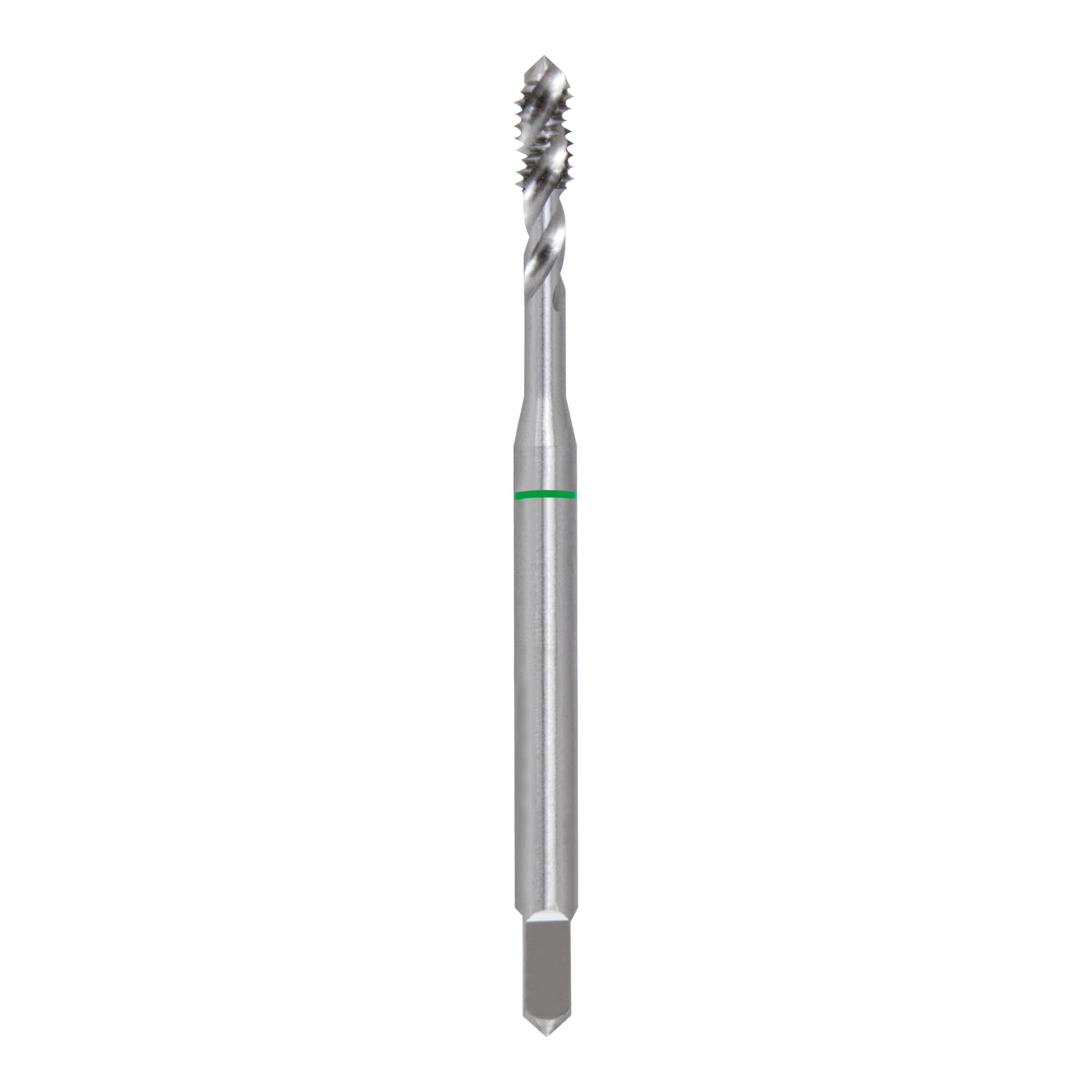 Ruko HSSE-Co 5 Machine Tap, Ground, UNF, DIN 2182, Bright Finish, 3/8 inches Nominal Thread Size, 100.0 mm Length, Type C, R266038UNF