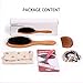 Hair Brush OSORD Boar Bristle Hair Brushes Natural Wooden Cushion Massage Anti Static Hair Brushes for Women Men and Kid Wood Comb and Hair Brush Cleaner Included