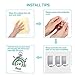 Adhesive Hooks, Strong Hooks Wall Hanger Stainless Steel Waterproof Wall Hooks for Robe Coat Towel Keys Bags Christmas Lights-Home Kitchen Bathroom Office 8-pack