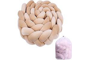 ABAHUHU Soft Cushion Knot Pillow for Home and Furniture Decor, with Laundry Bag Bed Gap Filling Plush Knotted Throw Pillows f