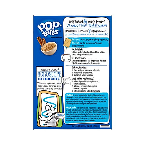 6 Pop+Tarts+Breakfast+Pastries+Unfrosted+Cinnamon