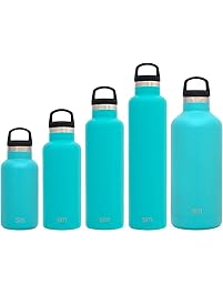 Simple Modern Ascent Water Bottle - Narrow Mouth, Vacuum Insulated, Double Wall, 18/8 Stainless Steel Powder Coated - 5 Sizes, 30+ Colors