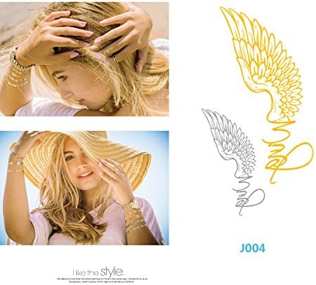 Metal tattoo paste men and women gold foil stickers waterproof simulation