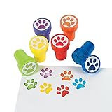 Animal Paw Print Stamper Stamps - Pack of 24 Pieces