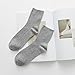 Trelemek Women's Cotton Free Size Grey Socks