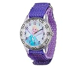 Disney Frozen Elsa Girl's Plastic Time Teacher Watch