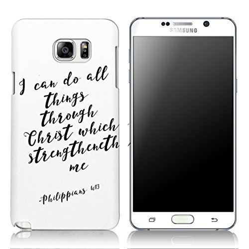Samsung Galaxy Note 5 Case, I Can Do All Things Philippians 4-13 Christian Case Curry's Favorite Matte Cover for Samsung Galaxy Note 5