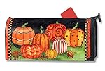 MailWraps Painted Pumpkins Mailbox Cover #01216
