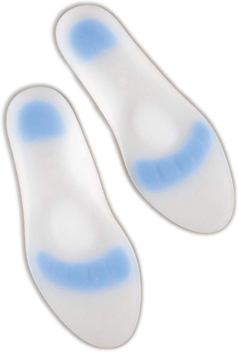 Soles Silicone Shoe Insoles (Pair) Orthopaedic Support for Walking, Running and Fitness, Soft, Comfortable and Hypoallergenic Design M (num. 39-40)