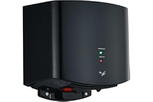 LUXICE Hand Dryers for Bathrooms Commercial - Electric Hand Dryer - Ultra High-Speed 1400W Fast Drying - LX-3861 Black