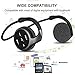 EGRD Upgraded Bluetooth 4.1 Headphones, 3 in 1 Function Over-Ear Stereo Sports Bluetooth Earphone Headset Earbuds-(Bluetooth,FM Radio,TF Card Playing-32GB)-Wireless Sweatproof Noise Canceling