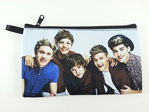 One Direction BIG Zipper Pen Pencil /Cosmetic Makeup Case Bag Pouch Stationery ONE-018