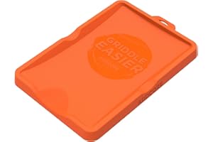 AWEASROY Silicone Spatula Mat for Ladle, Spoon Rest Kitchen Utensil Holder Drip Pad, Heat Resistant Spoon Holder for Stove Top & Grill, Non Slip, Keep Neat and Clean(Orange)