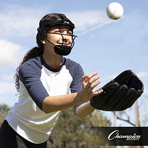 Champion Sports Steel Softball Face Mask Classic Fielders Masks for