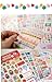 ONOR-Tech 6 Pieces Sheets Lovely Yummy Friends Decorative Adhesive Sticker Tape / Kids Craft Scrap booking Sticker Set for Diary, Album