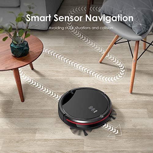 DEIK Robot Vacuum Cleaner with Schedule Cleaning, SelfCharging, Anti
