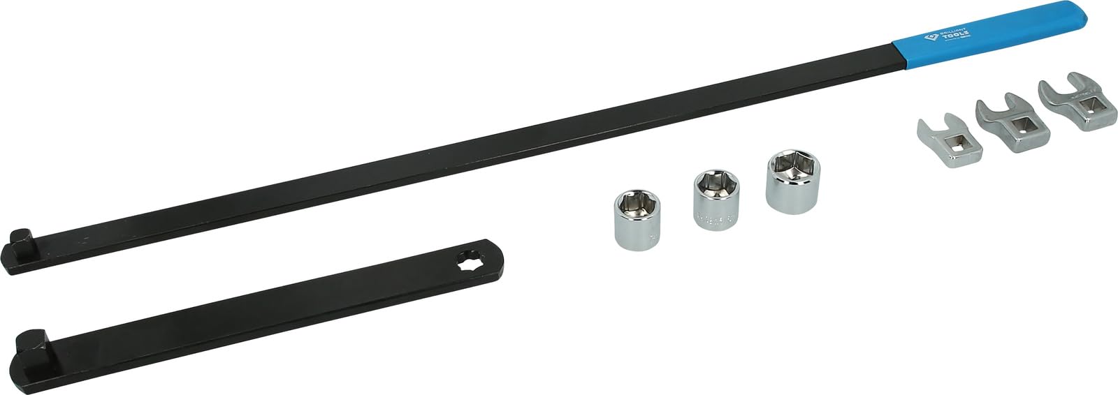BRILLIANT TOOLS BT571050 V-Belt and tensioner Pulley Key Set, 8 Pieces, Powered by KS Tools