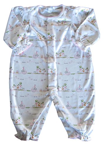 Kissy Kissy Baby Girls Noah's Print Playsuit Ruffled, pink, 9-12 Months