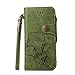 Moto G5 Plus Case, Moto G Plus (5th Gen) Case, Linkertech [Kickstand Feature] PU Leather Wallet Flip Pouch Case Cover with Wrist Strap & Card Slots for Motorola Moto G Plus (5th Generation) (C-4)