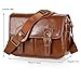 Koolertron Waterproof Vintage fashionable PU Leather DSLR Camera Bag Shoulder Messenger Bag Fit DSLR with 2 lenses For Canon Sony Nikon Canon Olympus And So On (Antique Brown)