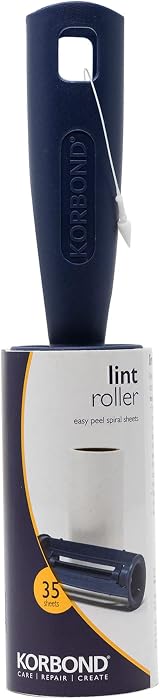 Korbond Lint Roller 35 Sheets Pet Hair Remover for Clothes Furniture Carpets