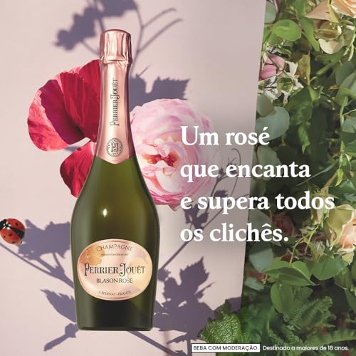 Champagne Francês Rosé Blason Perrier-Jouët Épernay Garrafa 750ml