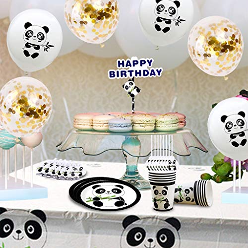 Panda Doll Mini Panda Toy Panda Cake Decoration Cute Panda Birthday Party Decorations 8 Pieces 1 Set Pricepulse