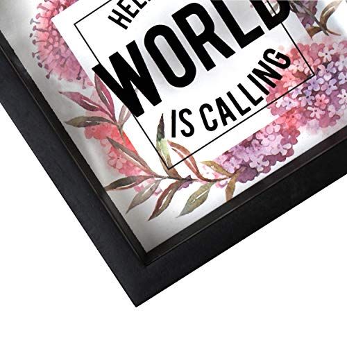 PRINZ Wooden 6x6 World Adventure Fund Glass Front Shadowbox Bank, Red