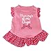 Dog Clothes Wakeu Pet Puppy Apparel Mommy's Little Love Dress Vest Clothes for Small Dog Girl (Pink, M)
