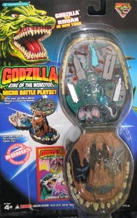 Godzilla Micro Battle Playset vs Rodan 