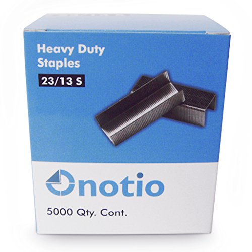 Onotio Heavy-Duty Staples, 0.5 Inch Leg Length, 90 Page Capacity, 5000 per Box