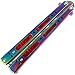 Butterfly Knife Trainer Practice Balisong Red Steel Unsharpened Knife - Grand Way K06-C