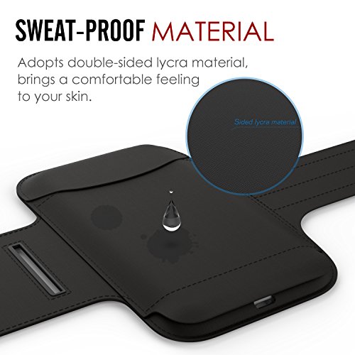 MoKo Armband for iPhone X/iPhone Plus Plus, Water Resistant