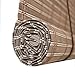 ALEKO BBL39X64BR Light Brown Bamboo Roman Wooden Indoor Roll Up Window Blinds Light Filtering Shades Privacy Drape 39 X 64 Inches