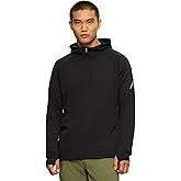 Merrell Men's Quarter Zip Active Hoodie, Long Sleeve Outdoor Pullover Hooded Jacket in S-XXL