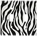 Art Plates - Zebra Print Switch Plate - Double Toggle primary