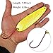 YONGZHI Fishing Lures Metal Casting Trolling Jigging Spoons Spinners Baits Lures for Trout Salmon Walleye Northern Pike and Largemouth Bass in Freshwater and Saltwater Fishing Spoons (5.89inch)