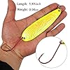 YONGZHI-589inch-Metal-Fishing-Spoons-LuresSaltwater-Hard-Spinners-Casting-Sinking-Lures-for-Northern-Pike-Salmon-Walleye-and-Largemouth-BassPack-of-4