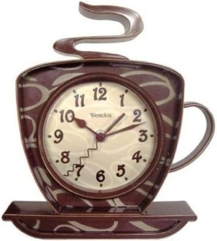 Westclox 32038 Coffee Mug Kitchen Quartz Wall Clock - Hot Item