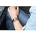 bayite Leather Bands Compatible with Fitbit Alta and Alta HR, Adjustable Metal Clasp Accessory Bracelet, Brown Small 5.5